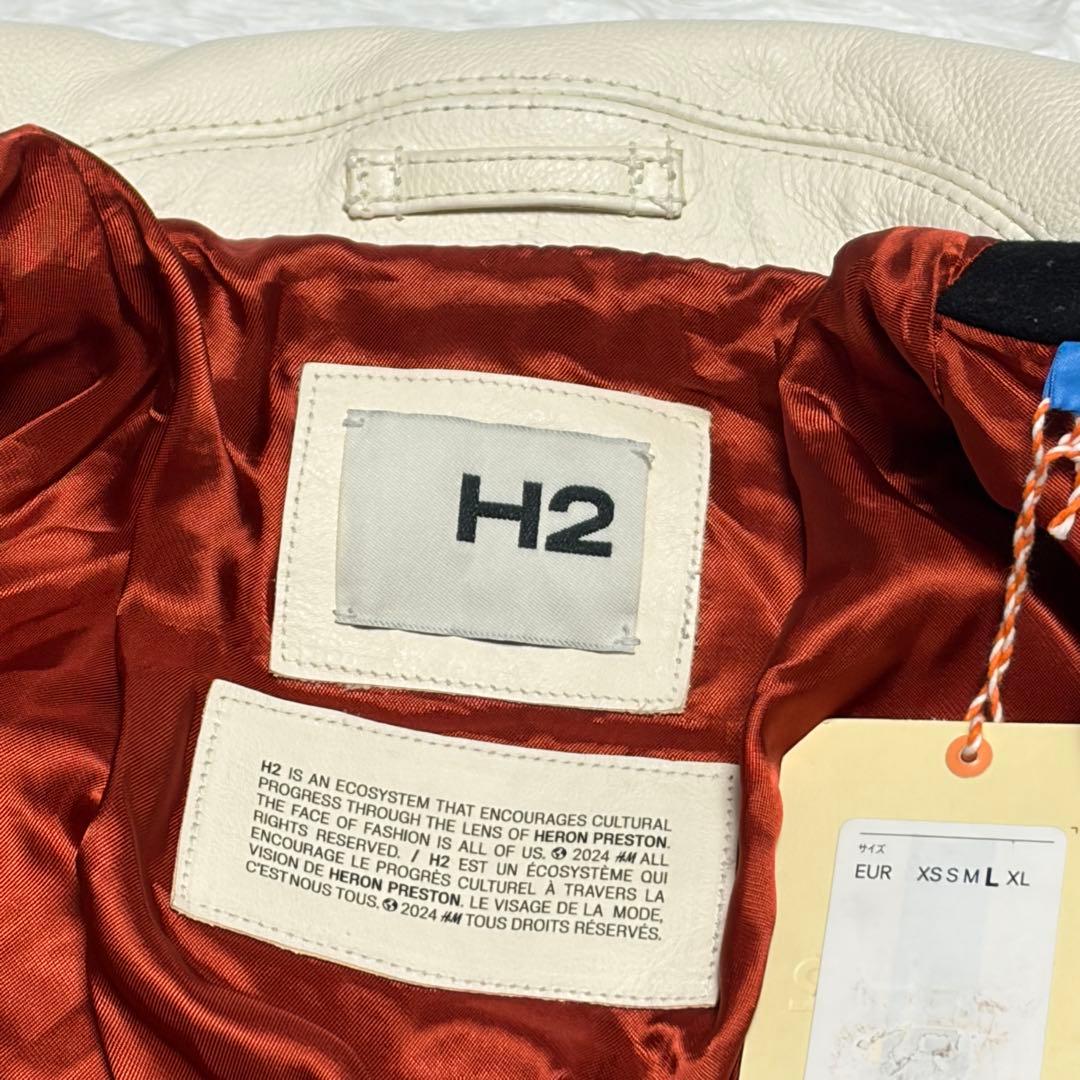 ［未使用］ H2 Heron Prestonコラボ レザースタジャン L