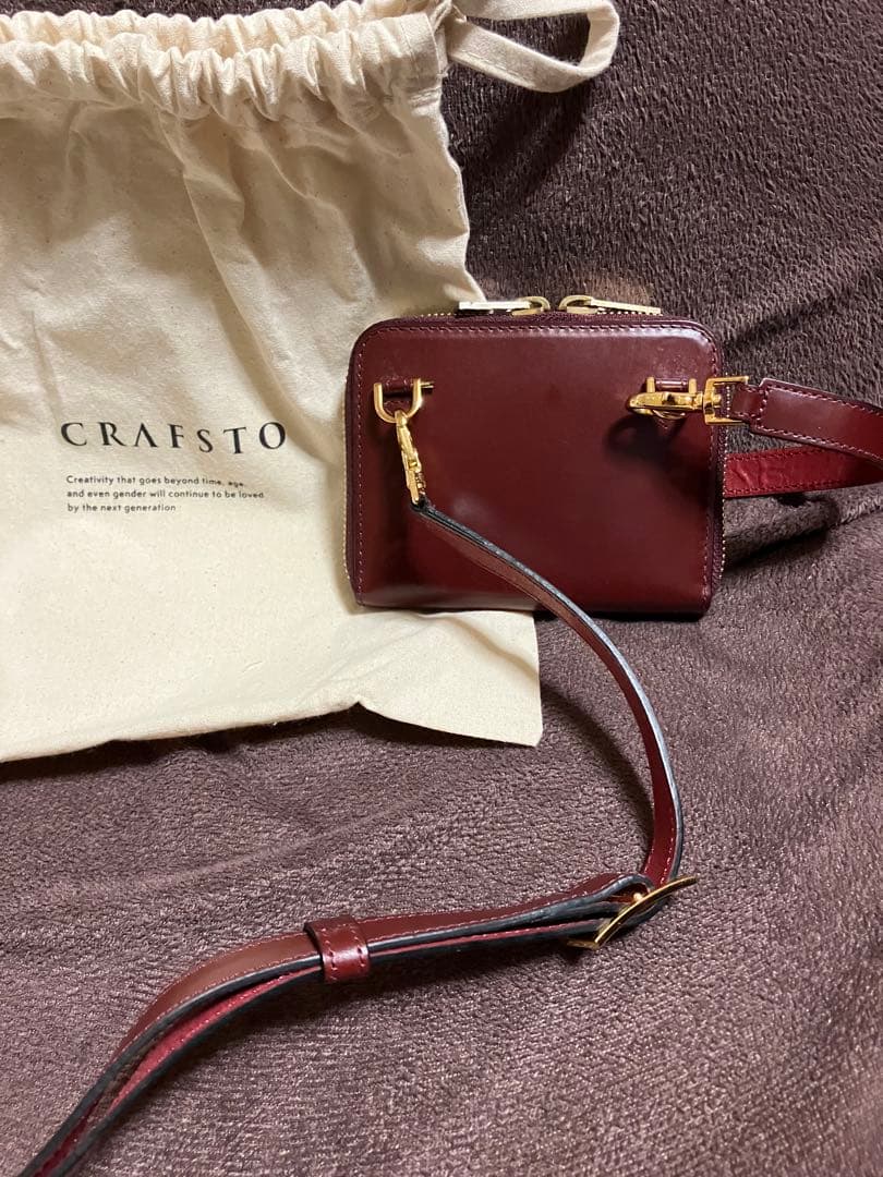 生産終了？CRAFSTO（クラフスト） ブライドルレザーネックウォレット