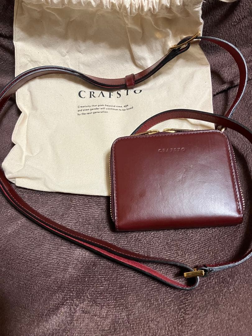 生産終了？CRAFSTO（クラフスト） ブライドルレザーネックウォレット