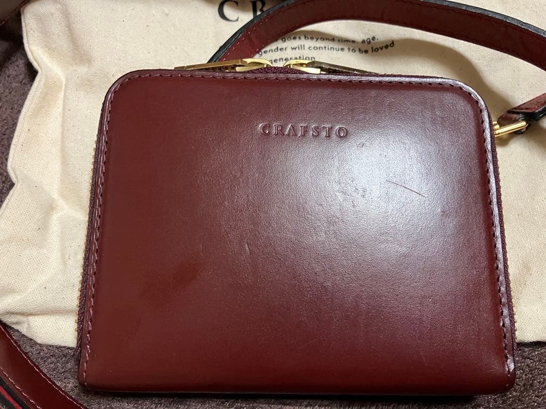 生産終了？CRAFSTO（クラフスト） ブライドルレザーネックウォレット