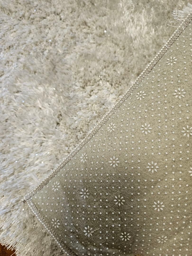 Francfranc　低反発カステ　ラグ　1400×1000 グレー