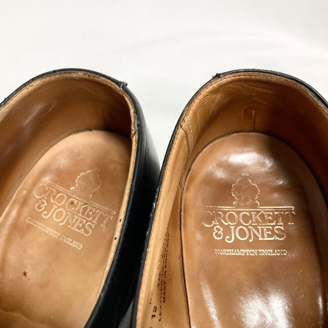 CROCKETT & JONES シングルモンク ビジネスシューズ 革靴 10E