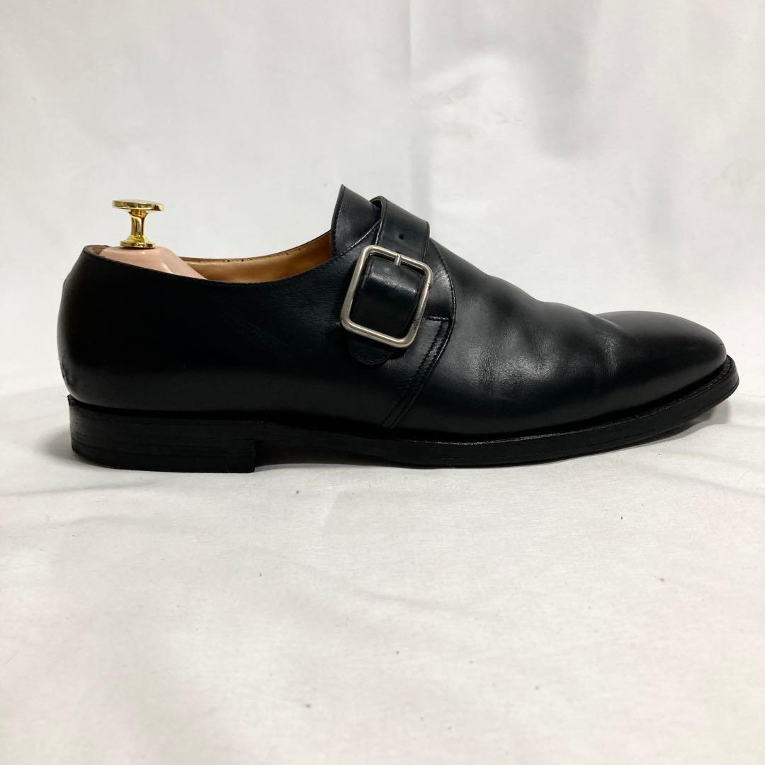 CROCKETT & JONES シングルモンク ビジネスシューズ 革靴 10E