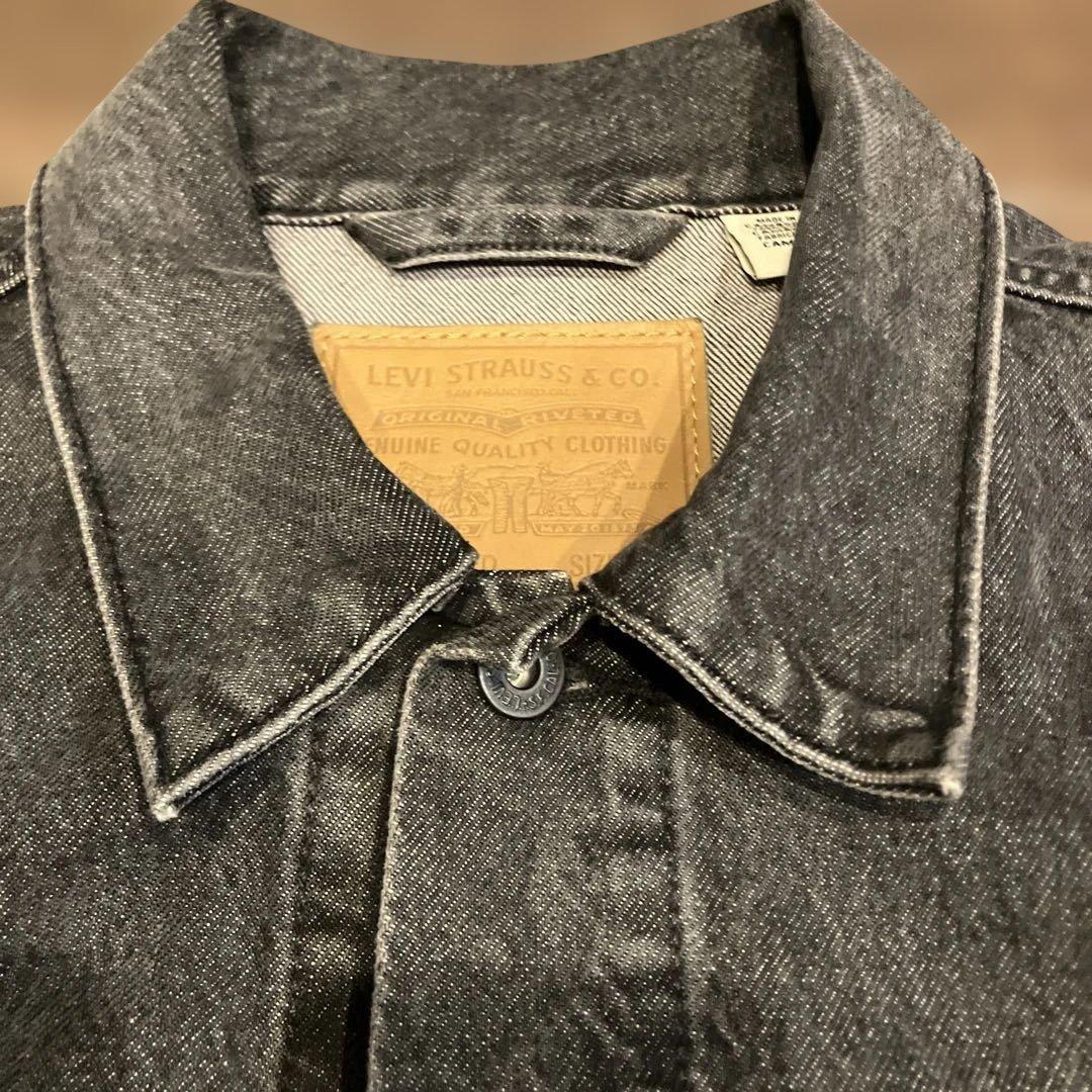 Levi’s Premium ブラックデニム 1stタイプ Gジャン M 黒