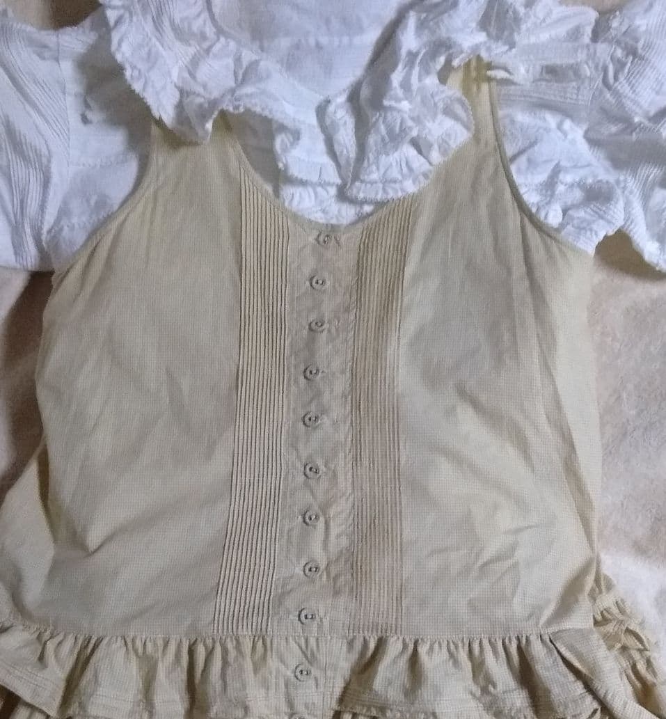 WONDERFUL　WORLD　ワンダフルワールド　ギンガムチェック　ワンピース