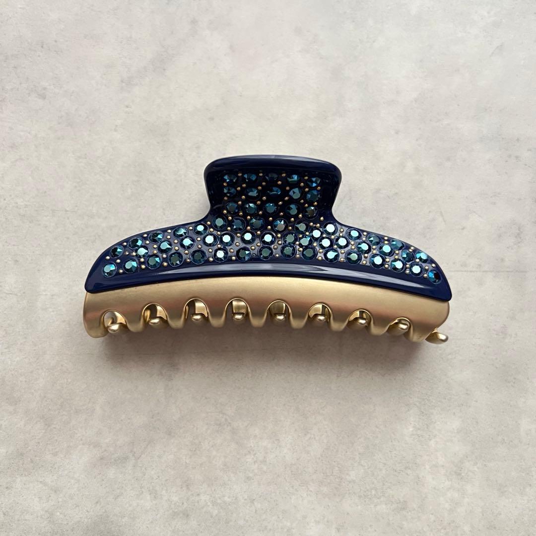 ALEXANDRE DE PARIS VENDOME L クリップ　ネイビー