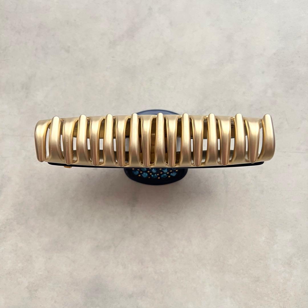 ALEXANDRE DE PARIS VENDOME L クリップ　ネイビー