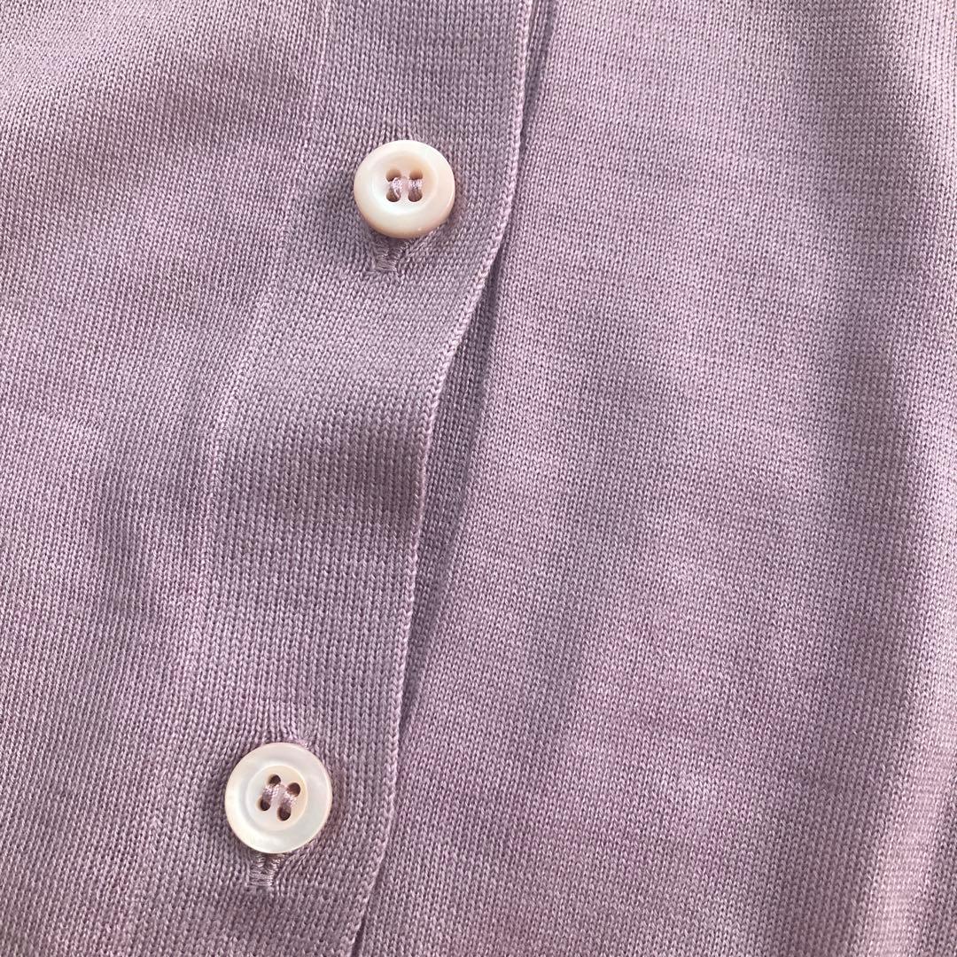 週末限定値下げ　PRADA 薄紫に近いピンクカーディガン サイズ36