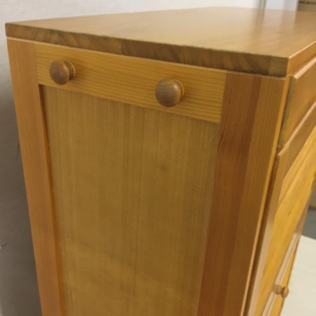 24945 天然木 3段シューズボックス　靴箱 スリーアイ MSS-6973NA