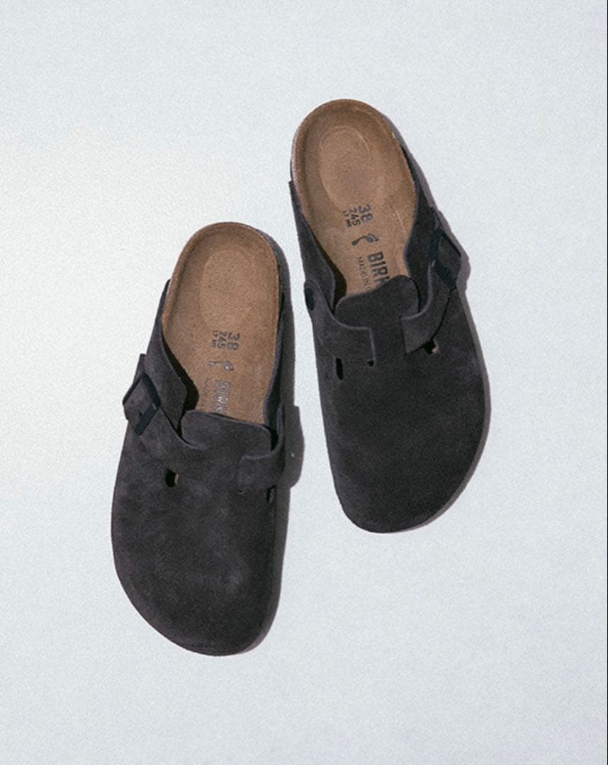 ビルケンシュトック ボストン ベロアレザー VELVET GREY