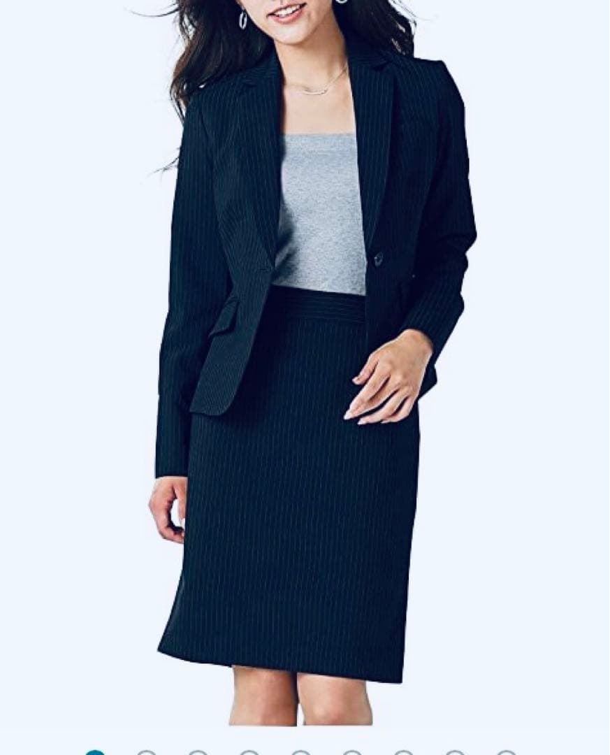 ★新品未使用♥︎タグ付き★スーツ♥︎ストライプ♥️リクルートスーツ★11号サイズ