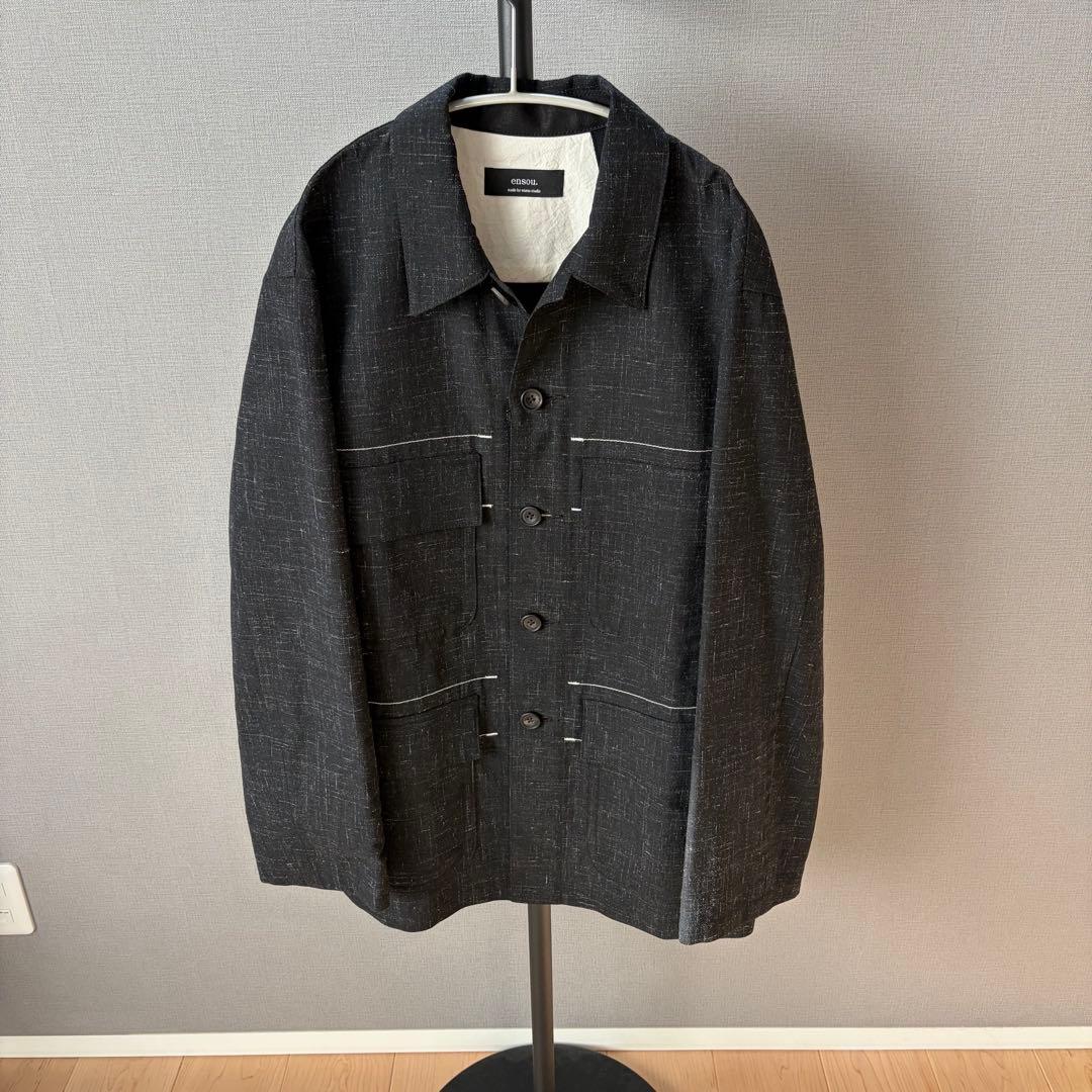ensou. Safari Coverall Black エンソウ カバーオール