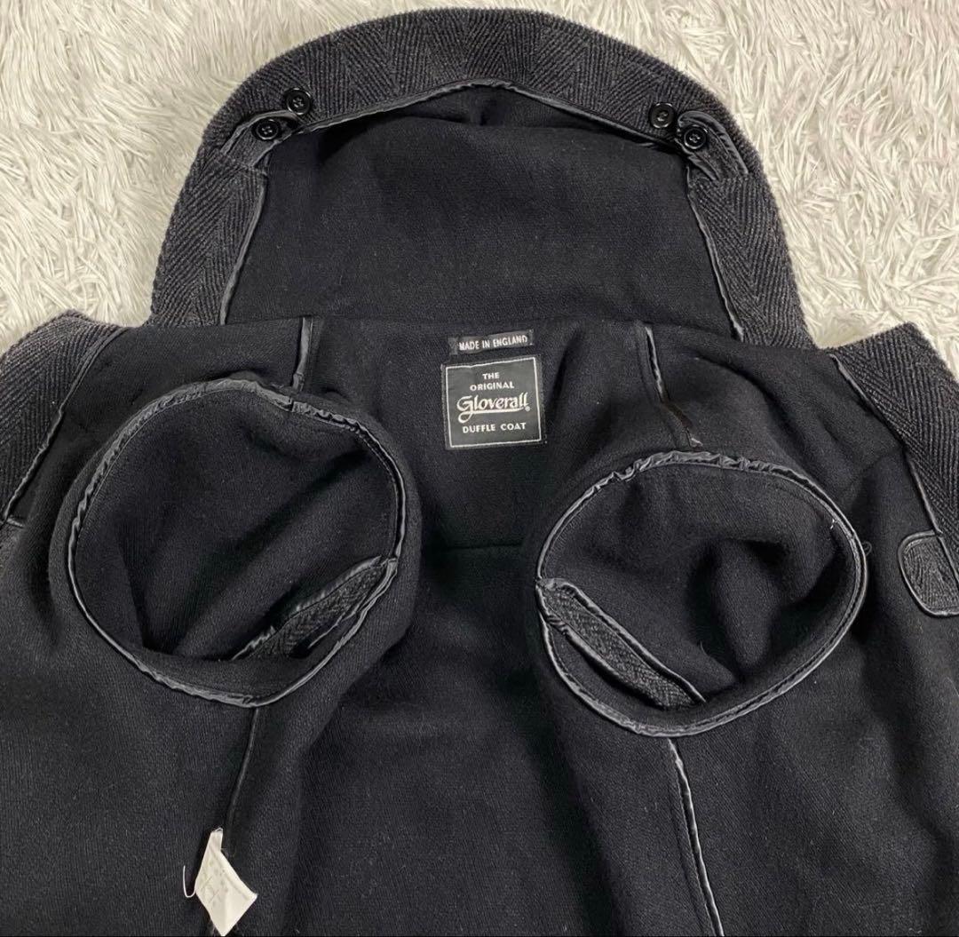 美品✨英国製 ヘリンボーン グローバーオール ロングダッフルコート XL相当