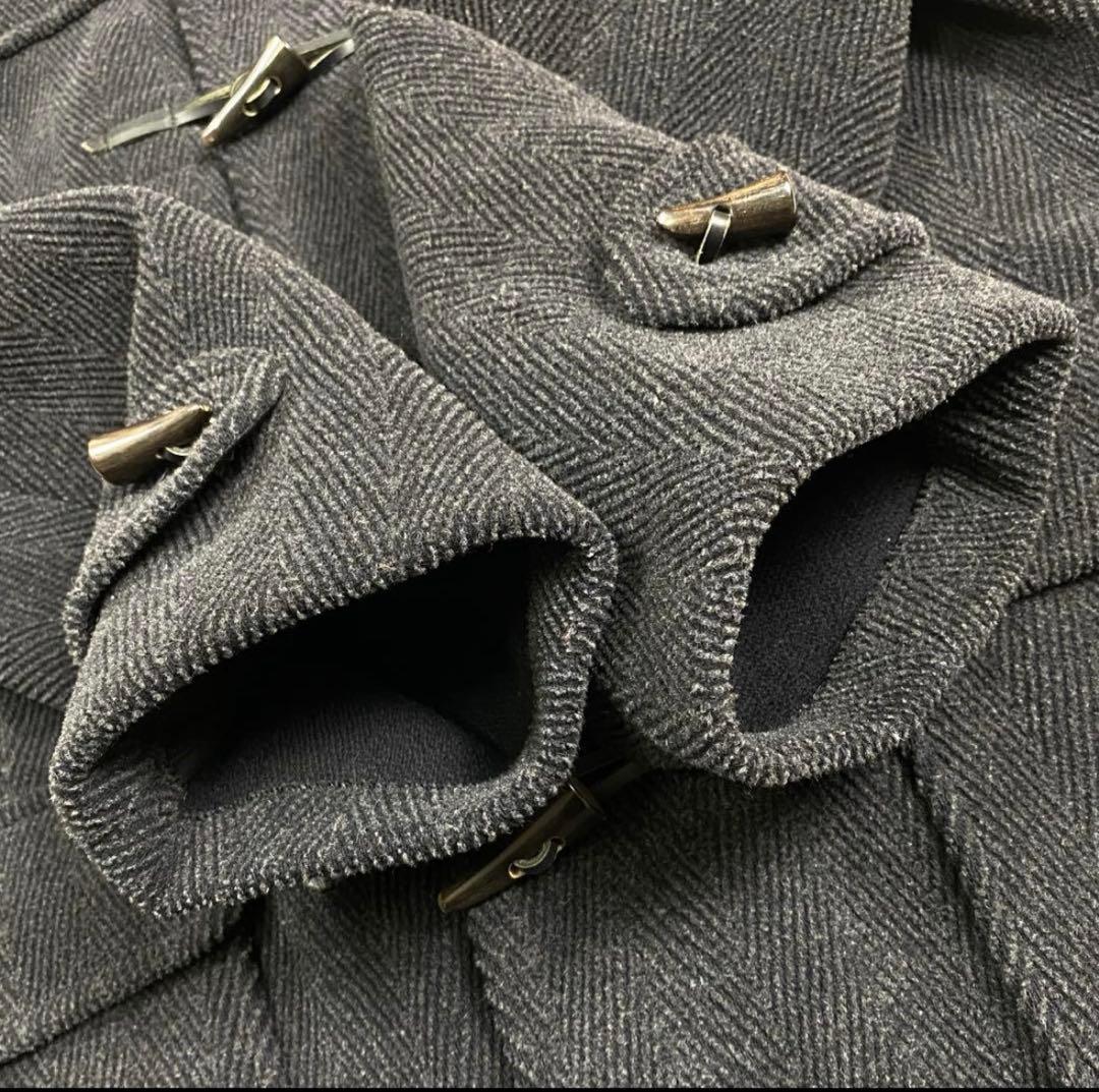 美品✨英国製 ヘリンボーン グローバーオール ロングダッフルコート XL相当