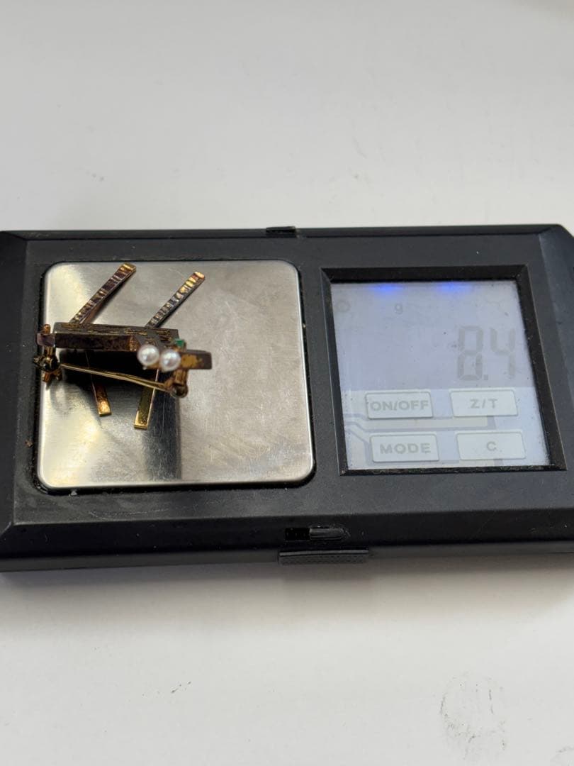 あ*ら様 田崎真珠　ヴァンテージ　キリンデザイン ブローチ