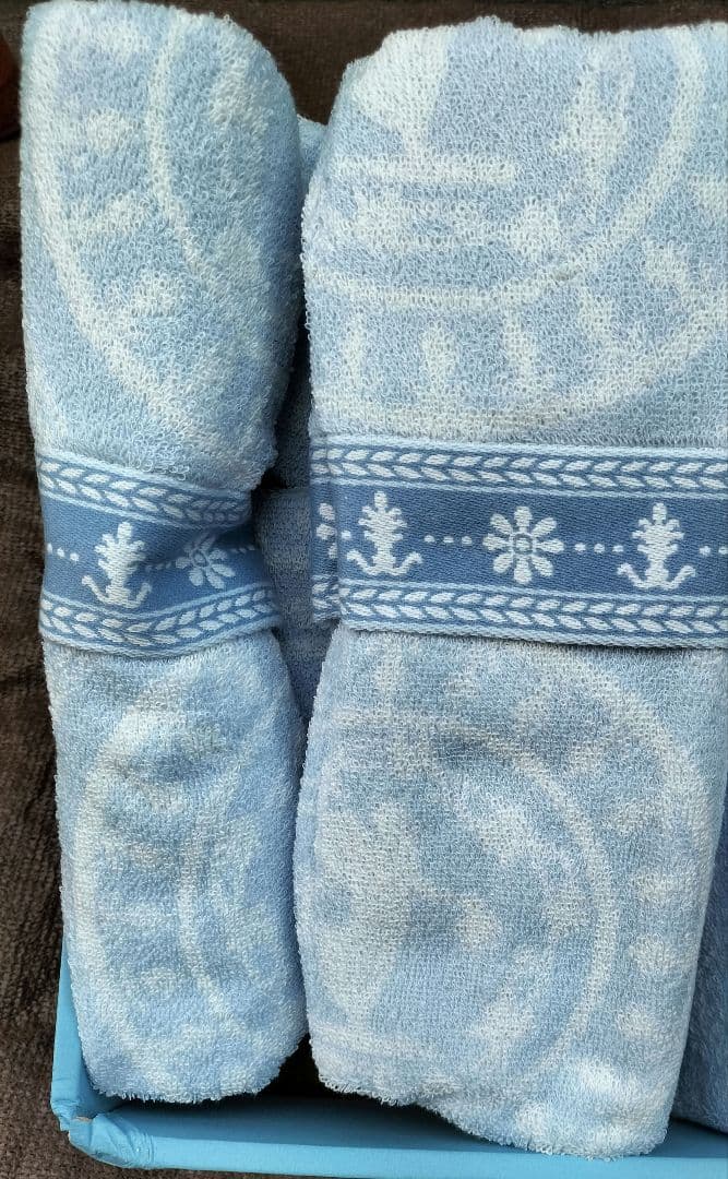 ◇　ウェッジウッド　ブルー　タオルケット　2枚セット◇西川産業