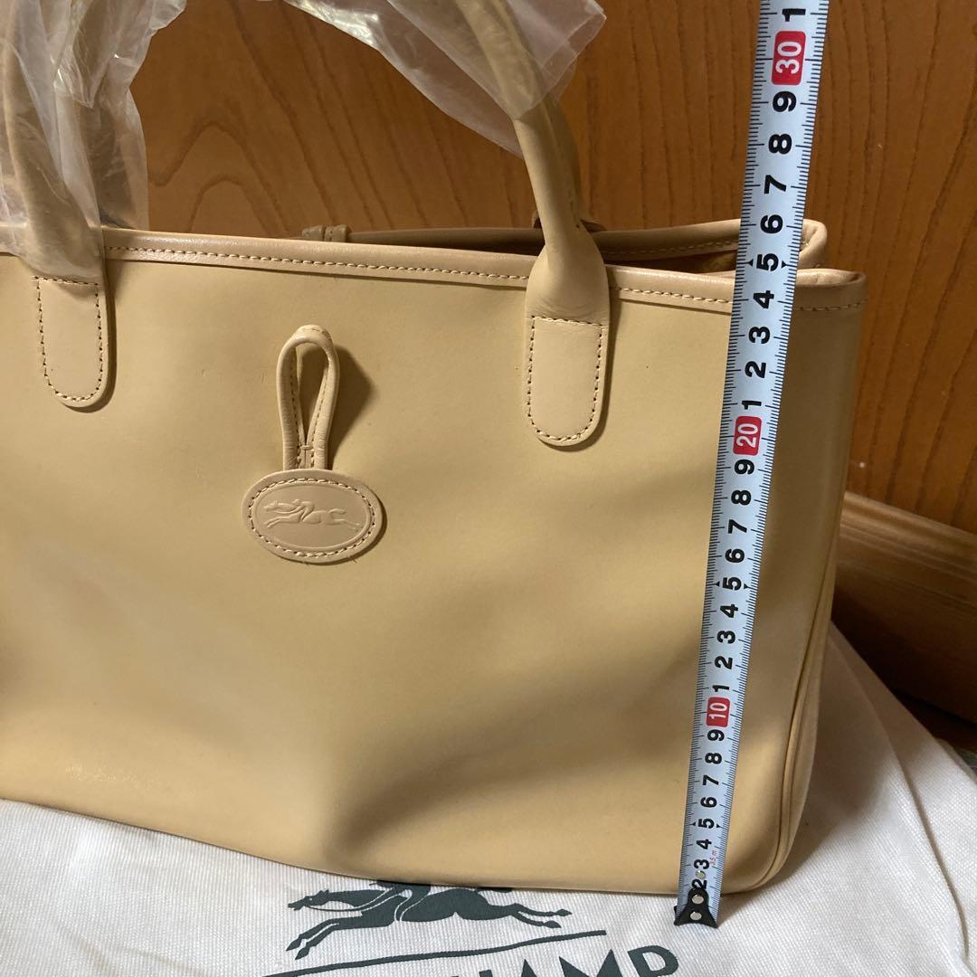LONGCHAMP ベージュ バッグ 保存袋付き