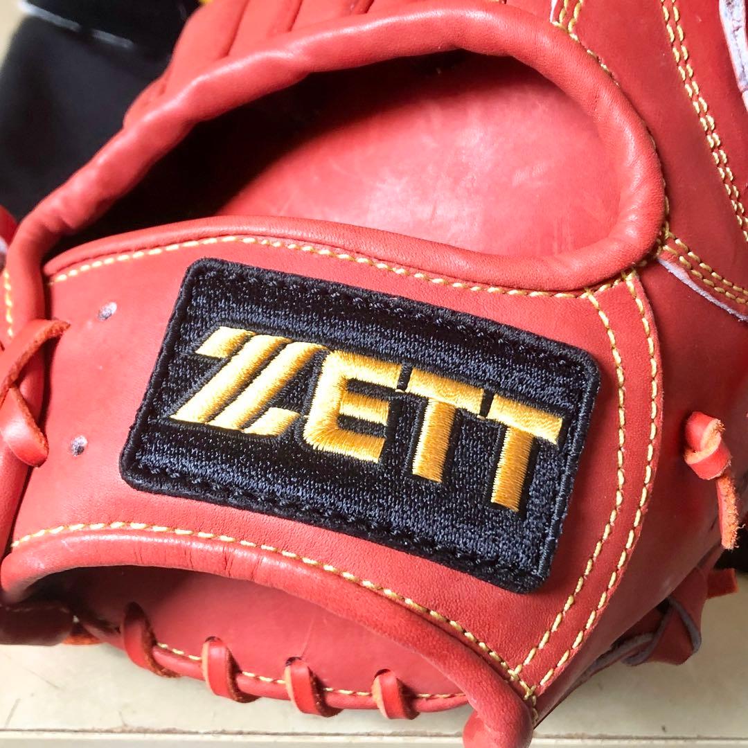 未使用 ZETT PROSTATUS 硬式 外野手用グローブ 吉村裕基サイン入り