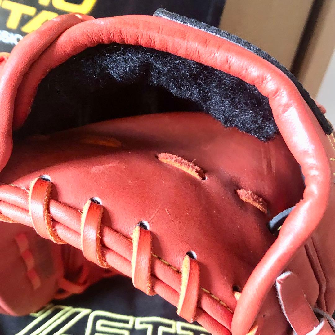 未使用 ZETT PROSTATUS 硬式 外野手用グローブ 吉村裕基サイン入り