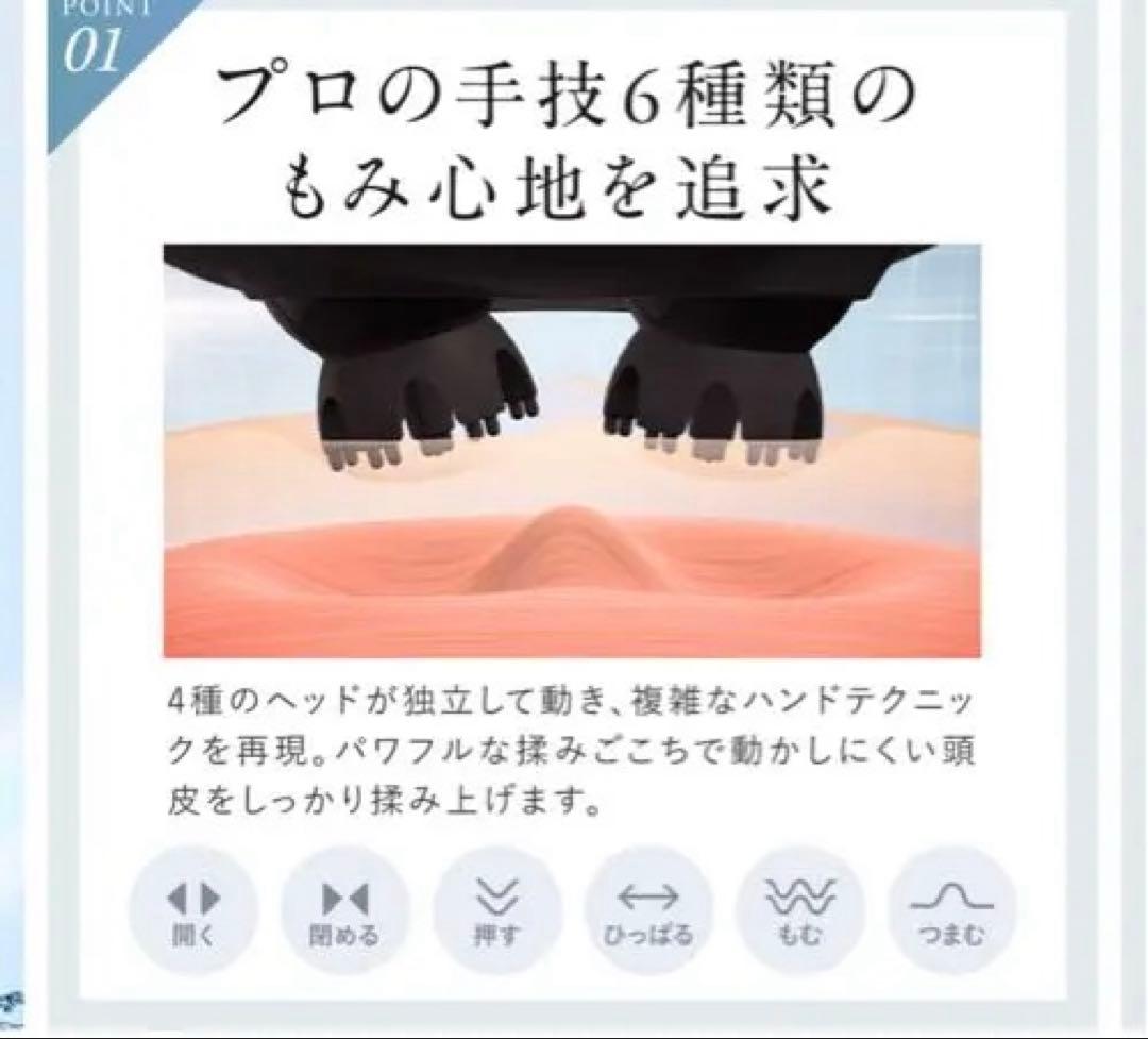 NIPLUX EMSヘッドスパ 3種類アタッチメント付き