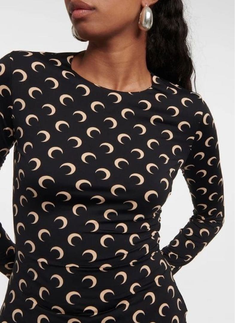 Marine Serre Moon Tシャツ　ブラック