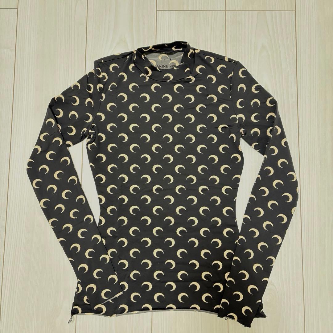 Marine Serre Moon Tシャツ　ブラック