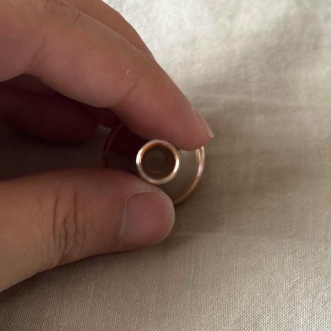 JK 2CM A1 ピンクゴールドメッキ フレンチホルンマウスピース