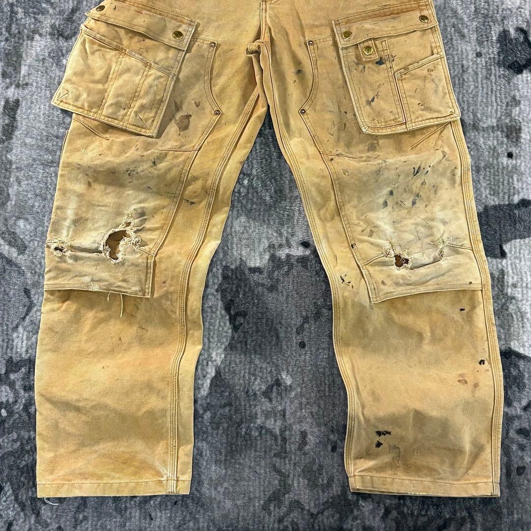 30×32 Carhartt ダブルニー カーゴ ヴィンテージ ワケあり Y2K