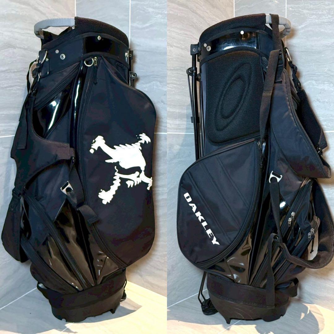 【美品】OAKLEY SKULL キャディバッグ　9.0型