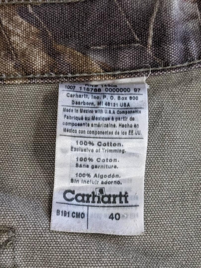 カーハート/リアルツリーカモ ペインター ショートパンツ/SIZE 40インチ