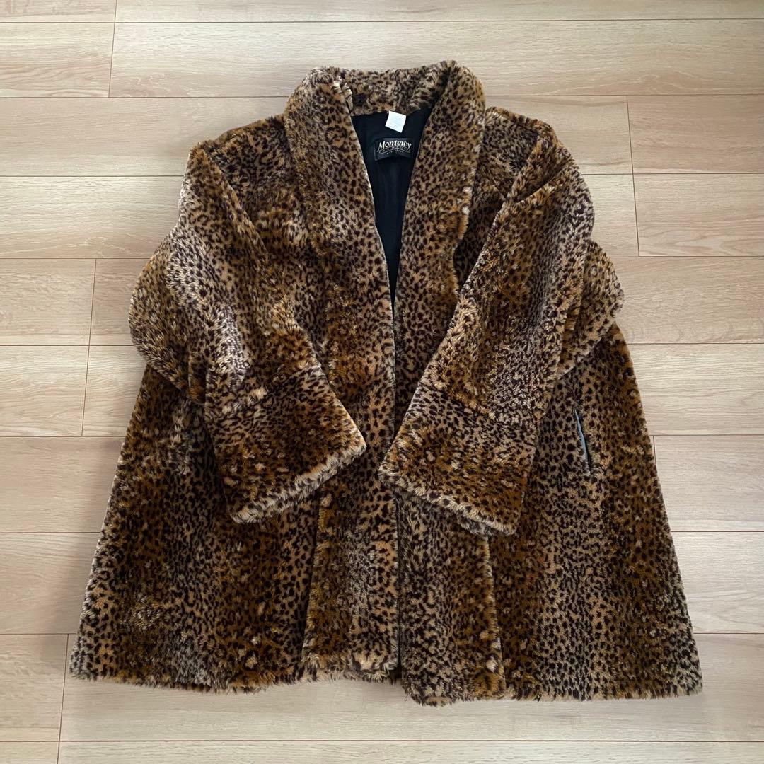 ジャケット・アウター Monterey vintage leopard far jacket