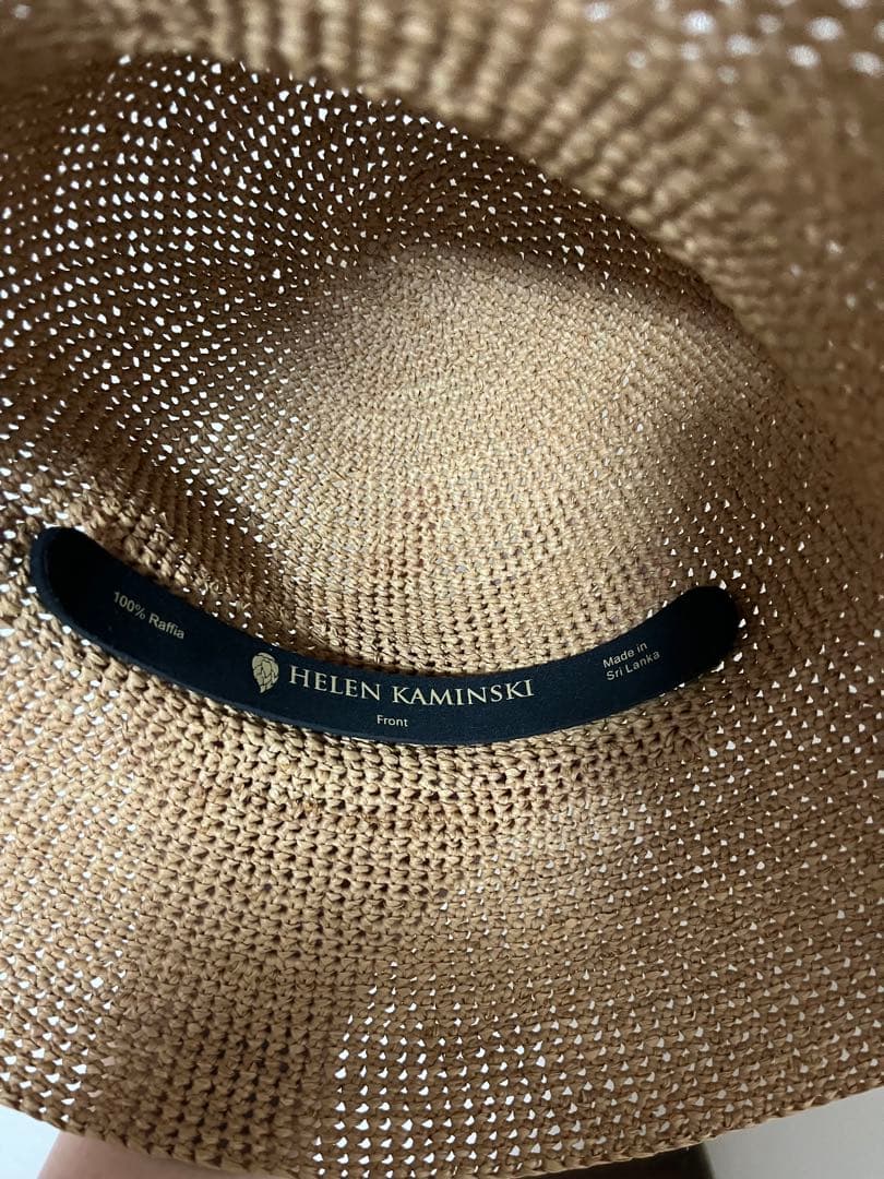 HELEN KAMINSKI バケットハット 100%ラフィア
