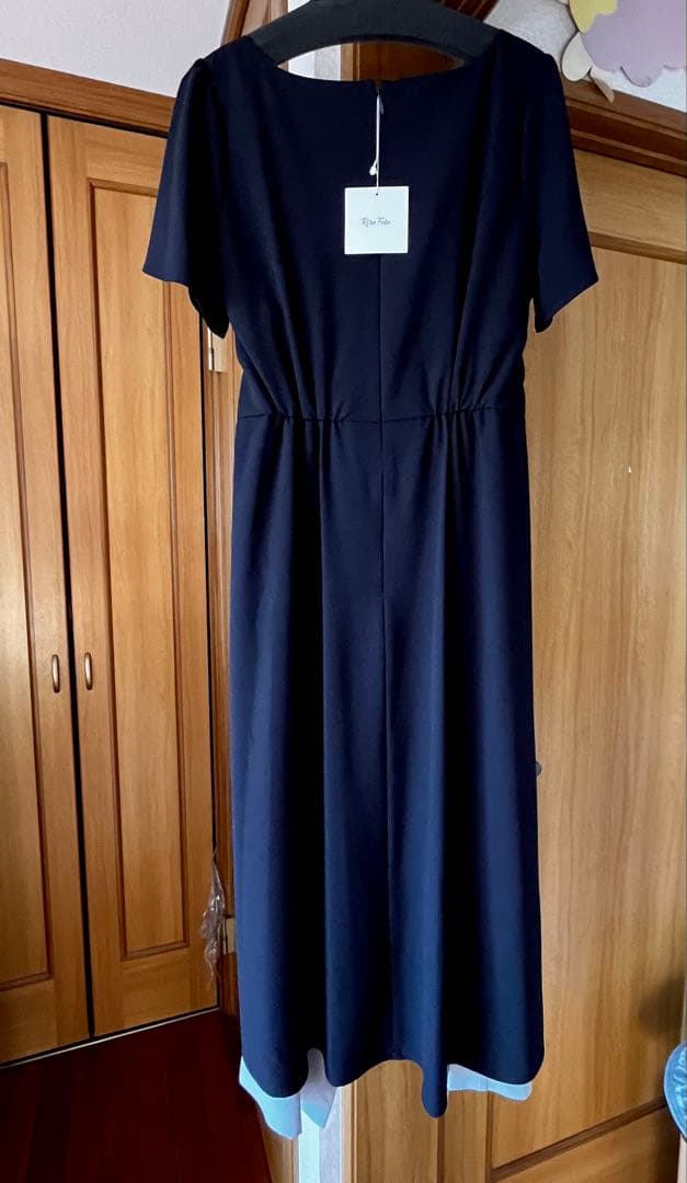 新品タグ付きRire Fete バイカラーレイヤードパンツスーツ ヤマダヤ