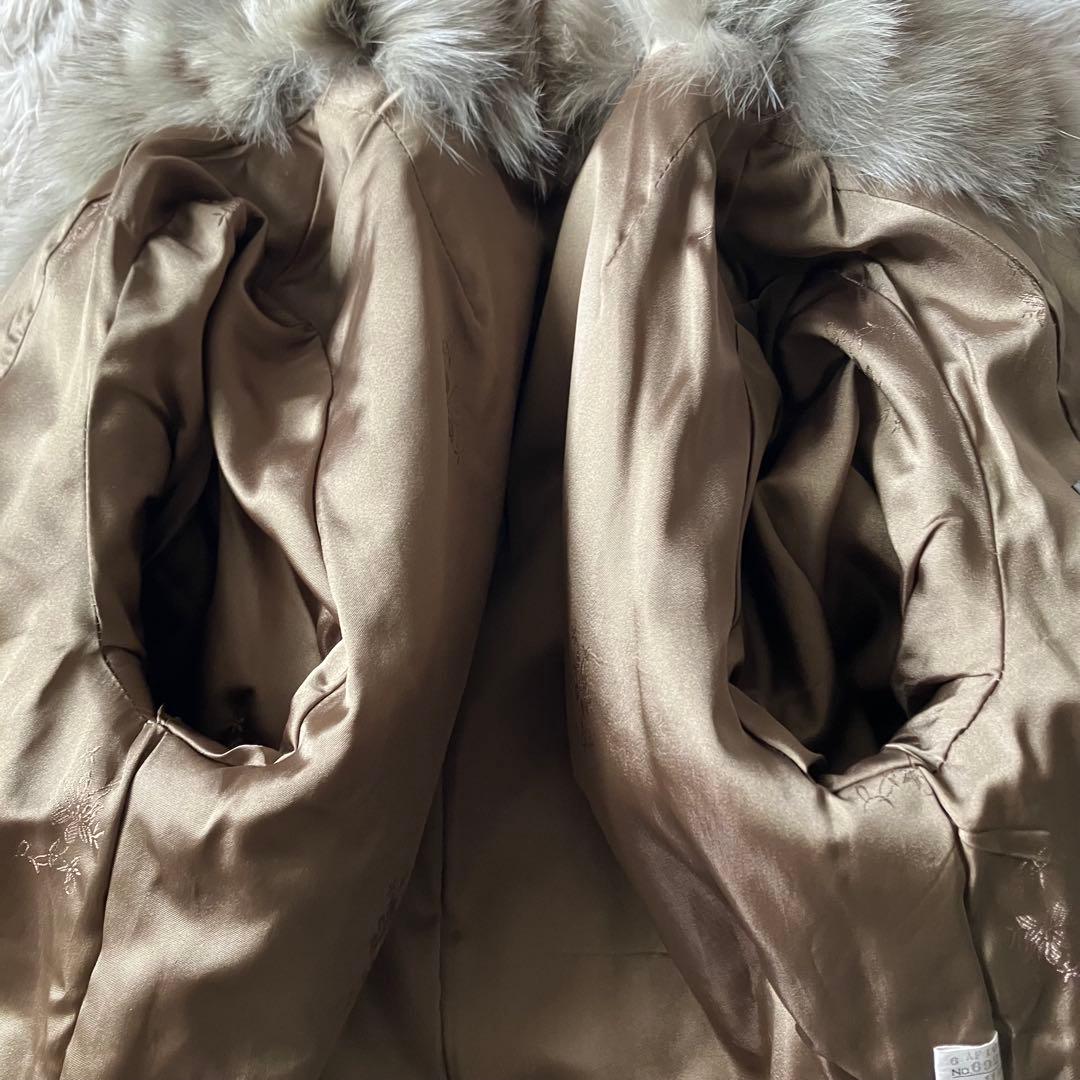 ✨極美品✨SAGA FOX 最高級シルバーフォックスコート 銀サガ 刺繍 11