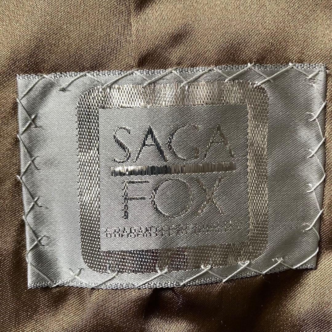 ✨極美品✨SAGA FOX 最高級シルバーフォックスコート 銀サガ 刺繍 11