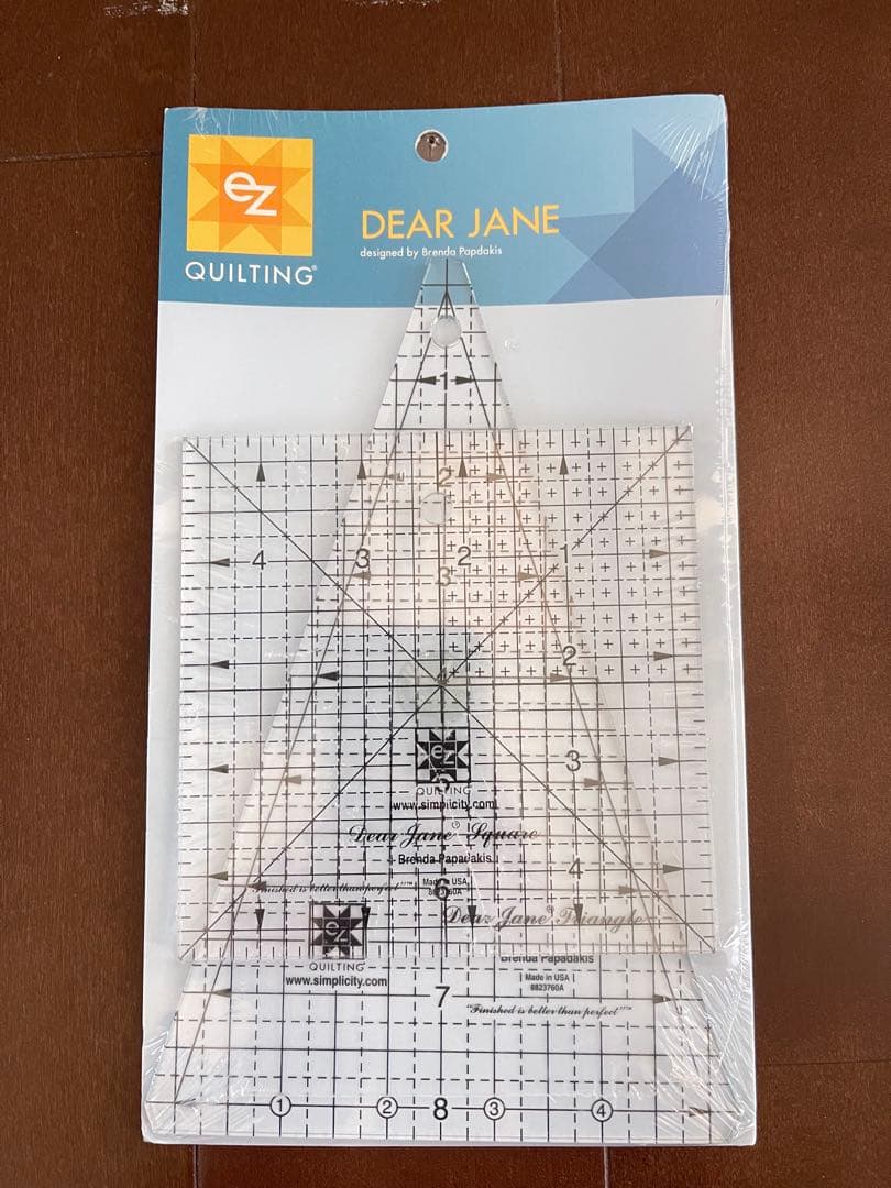 Dear Jane キルト図案集と定規セット