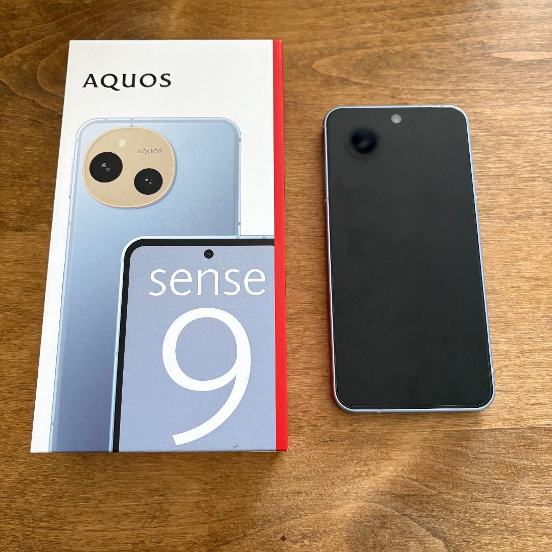 【目立った傷なし】AQUOS sense 9 ライトブルー 本体