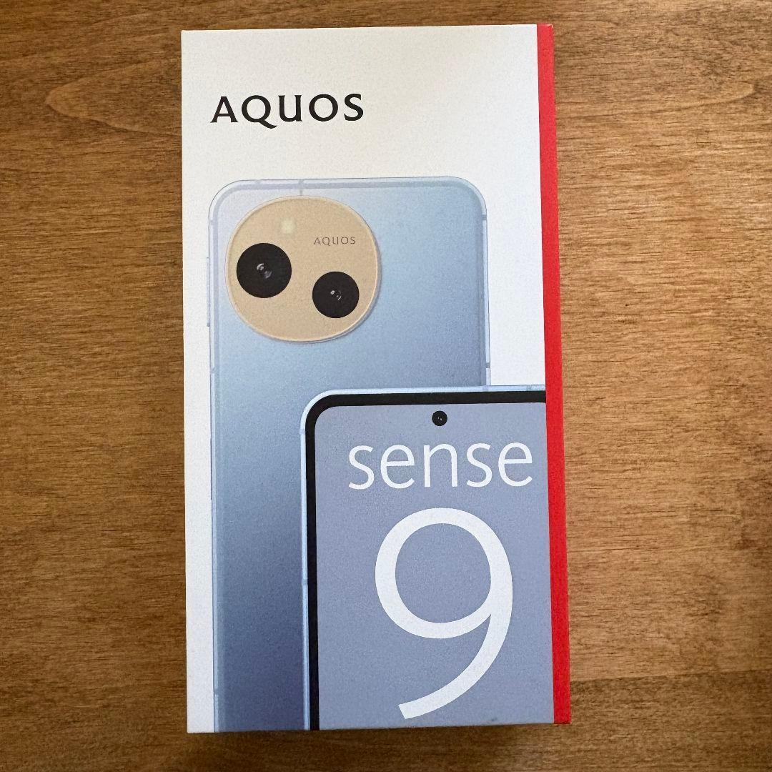 【目立った傷なし】AQUOS sense 9 ライトブルー 本体