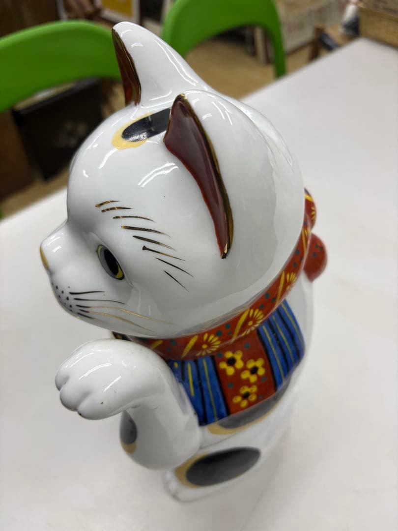 招き猫 九谷焼　32センチ