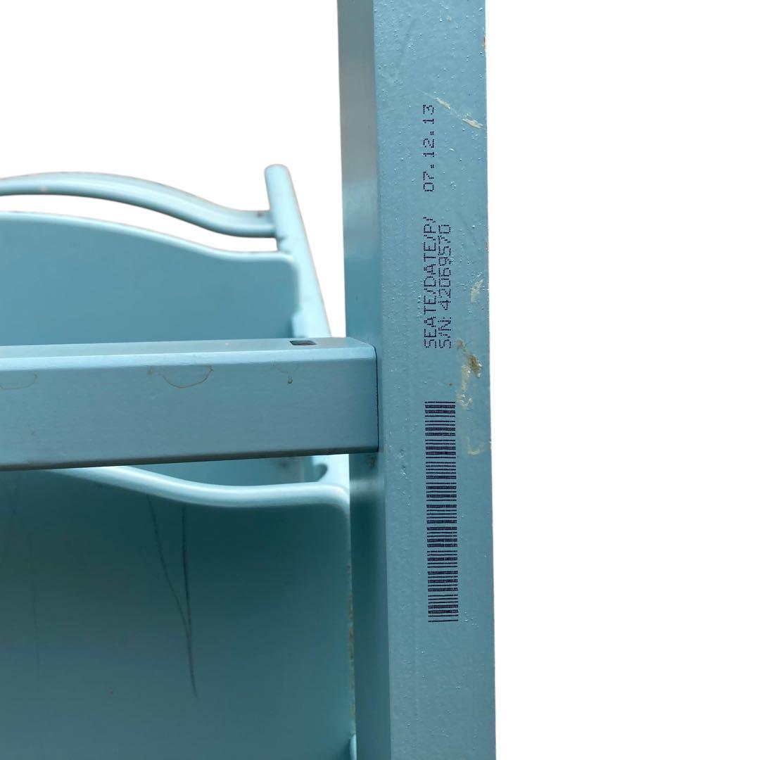 ストッケ　トリップトラップ　ターコイズ　ブルー　シリアルナンバー4