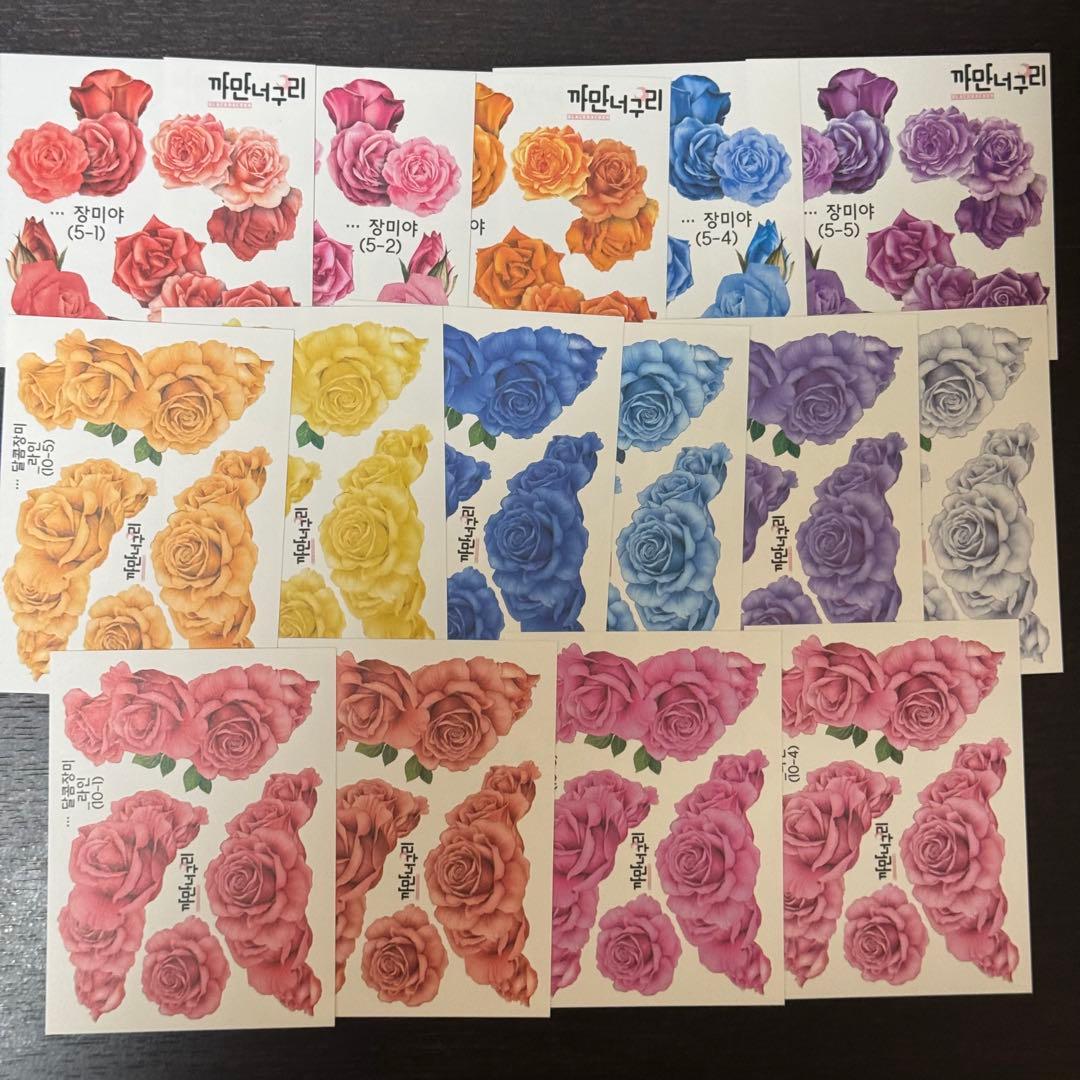 黒いたぬき様装飾ステッカー約587枚まとめ売り60サイズおまけ付き