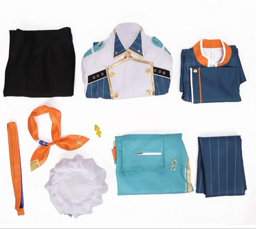 にじさんじ 渚トラウト コスプレ 衣装 ウィッグセット