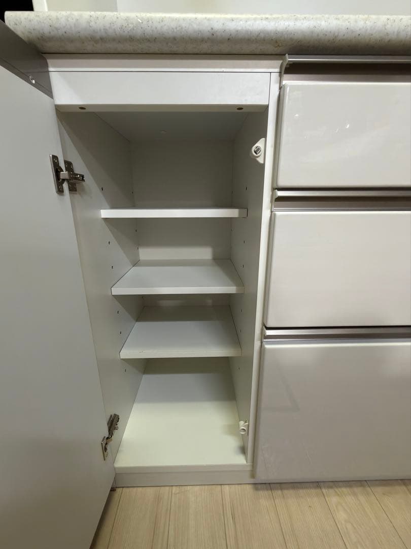 ニトリ　キッチンホードアルミナ2 食器棚　説明書付き