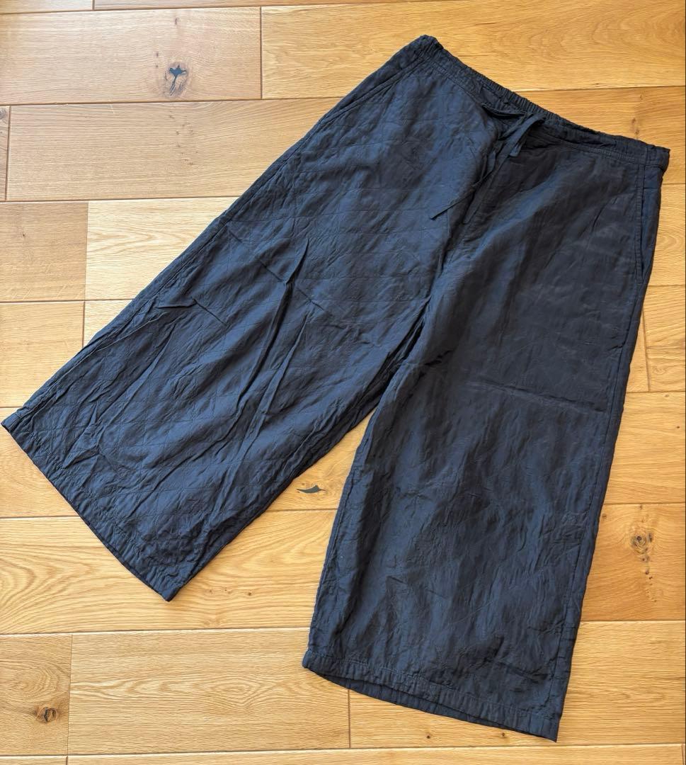 maison de soil（メゾンドソイル ）シルクキルトイージーパンツ