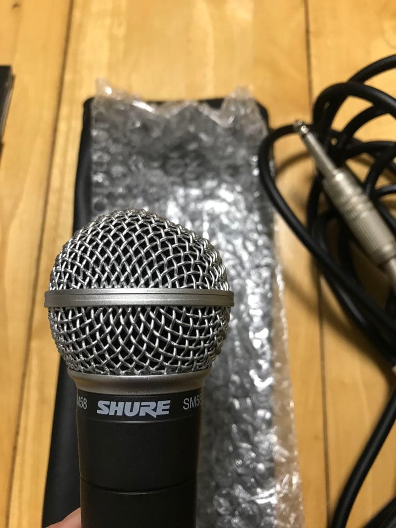 SHURE SM58 ダイナミックマイク　スイッチ付き