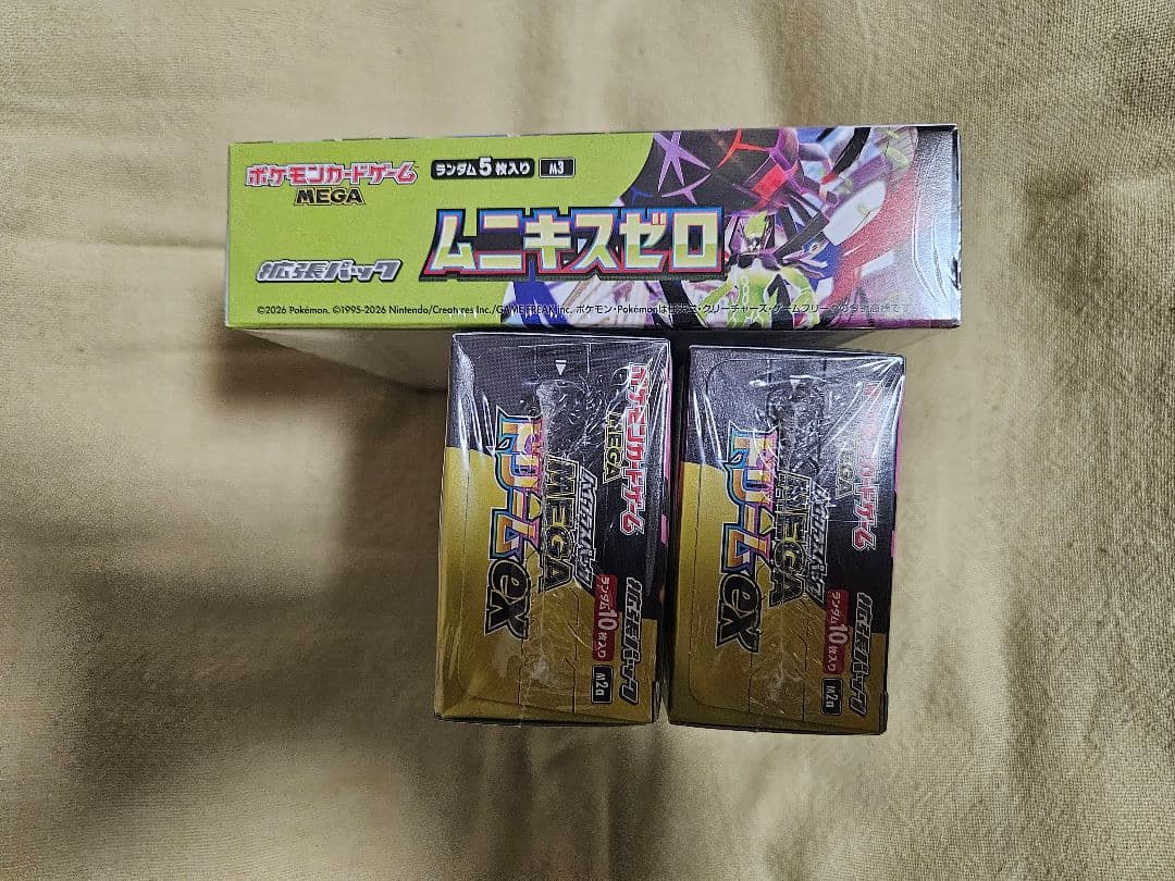 ポケモンカード MEGA ドリームex 2BOX　ムニキスゼロ 1BOX