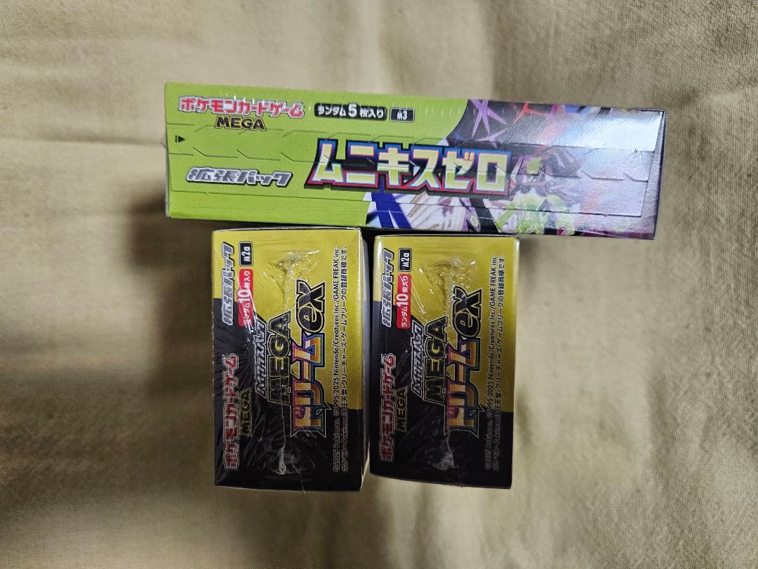 ポケモンカード MEGA ドリームex 2BOX　ムニキスゼロ 1BOX