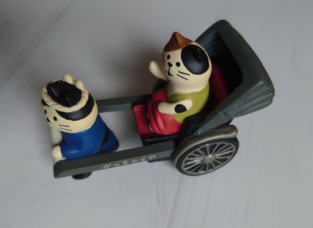 おなつ 限定 がっちゃらや コンコンブル 人力車猫 デコレDECOLE