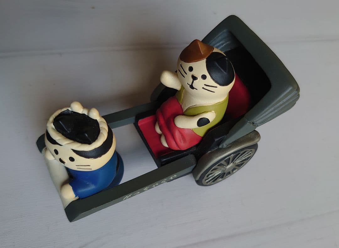 おなつ 限定 がっちゃらや コンコンブル 人力車猫 デコレDECOLE