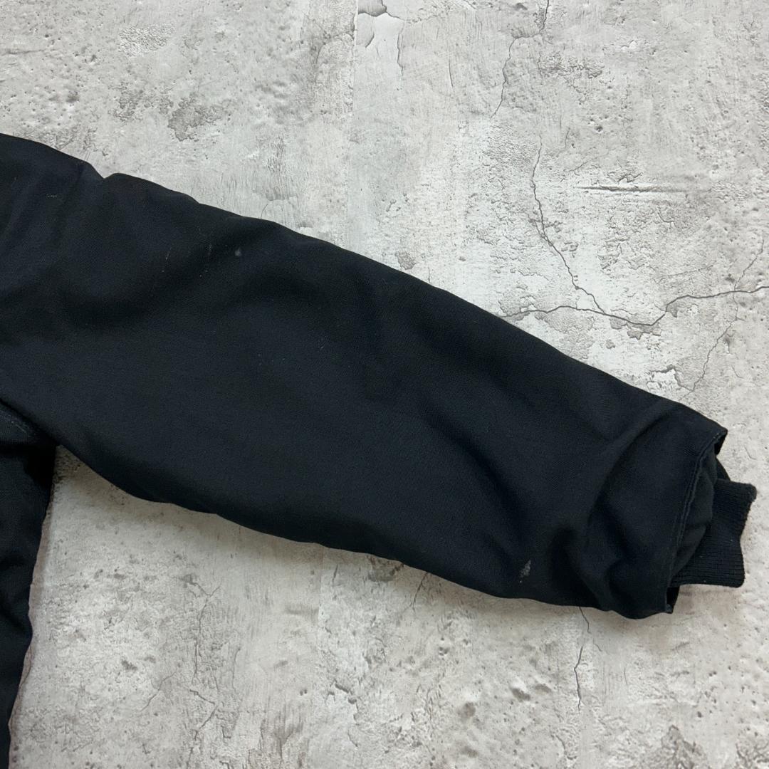 純*ん様 Carhartt　トラディショナルジャケット　企業ロゴ　古着　ブラック